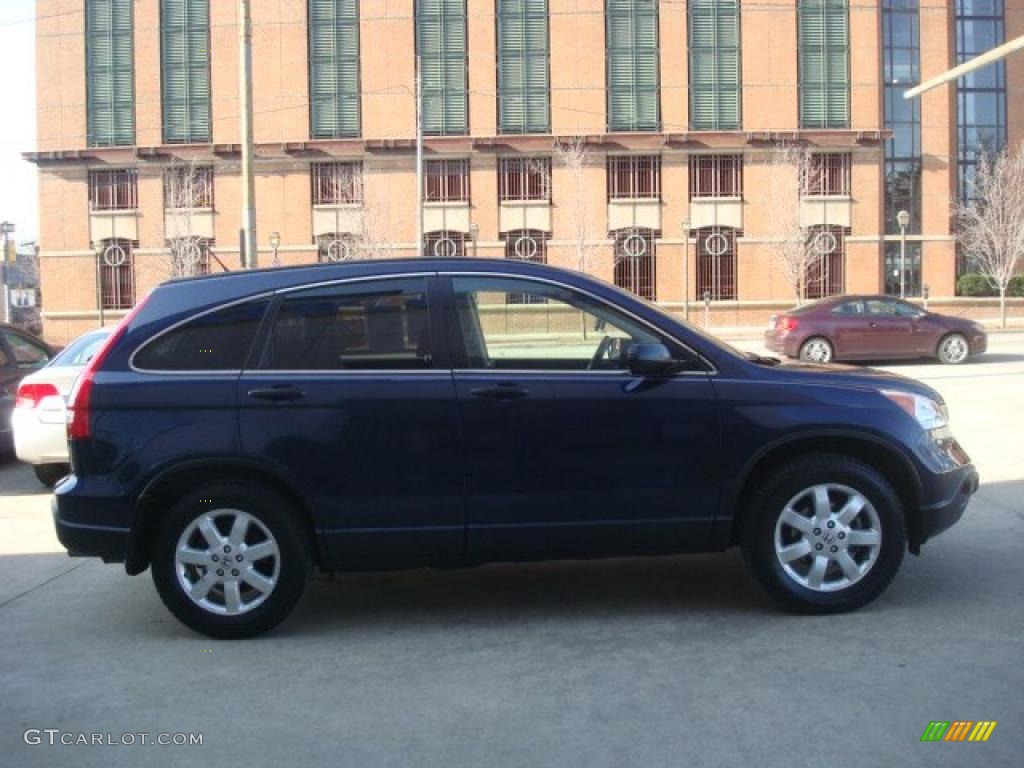 2007 CR-V EX 4WD - Royal Blue Pearl / Black photo #5