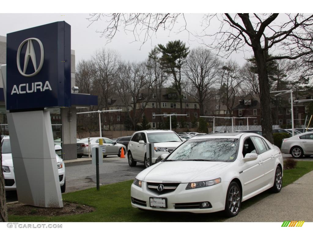 White Diamond Pearl Acura TL