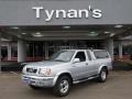 2000 Silver Ice Nissan Frontier XE V6 Extended Cab 4x4  photo #1