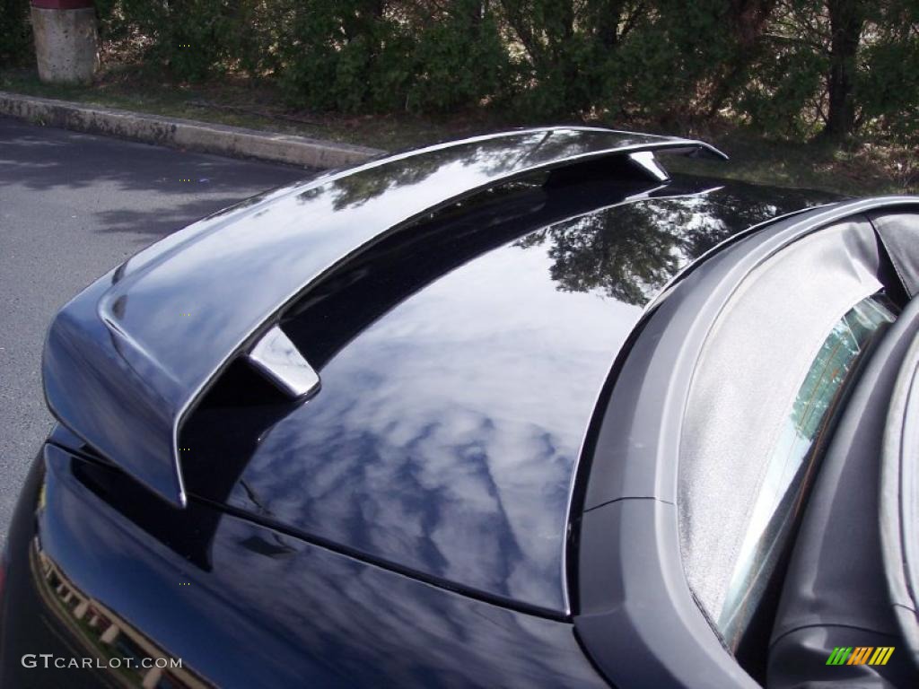 2001 Mustang V6 Convertible - Black / Dark Charcoal photo #19