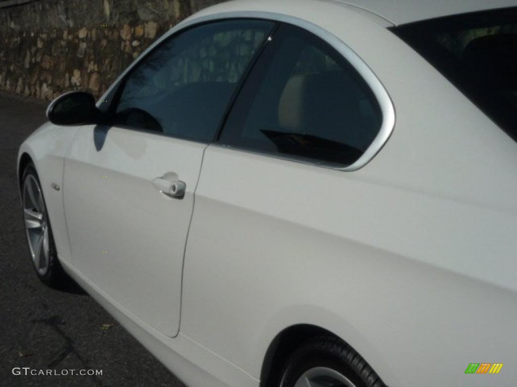 2007 3 Series 335i Coupe - Alpine White / Saddle Brown/Black photo #12