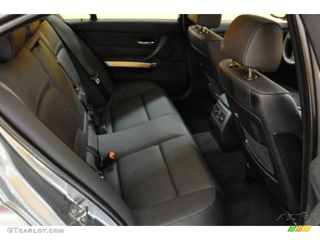 2009 3 Series 335xi Sedan - Space Grey Metallic / Black photo #17