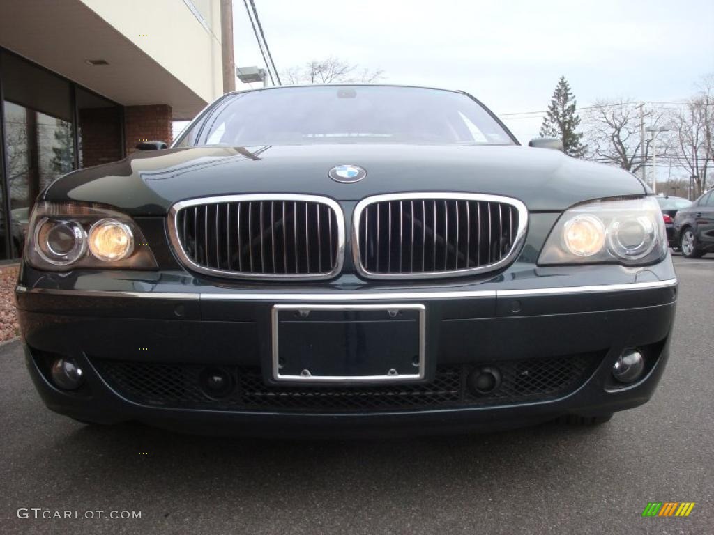 2007 7 Series 750Li Sedan - Deep Green Metallic / Cream Beige photo #2