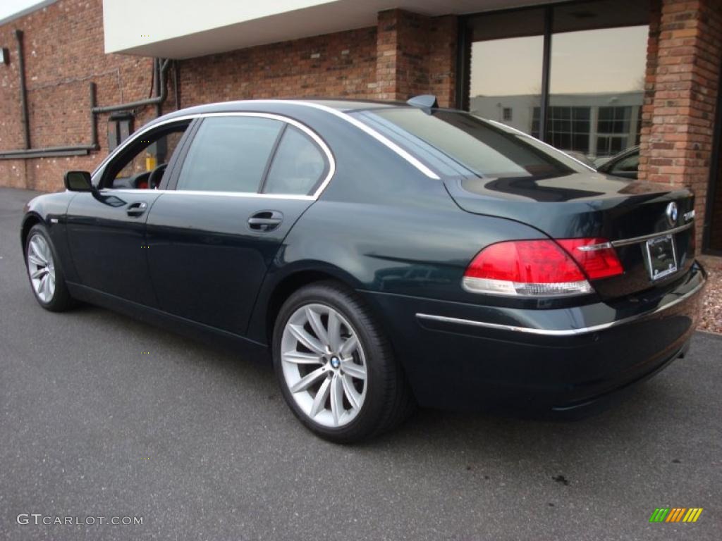 2007 7 Series 750Li Sedan - Deep Green Metallic / Cream Beige photo #4
