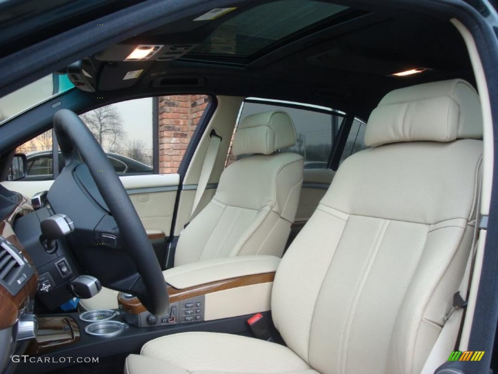 2007 7 Series 750Li Sedan - Deep Green Metallic / Cream Beige photo #11