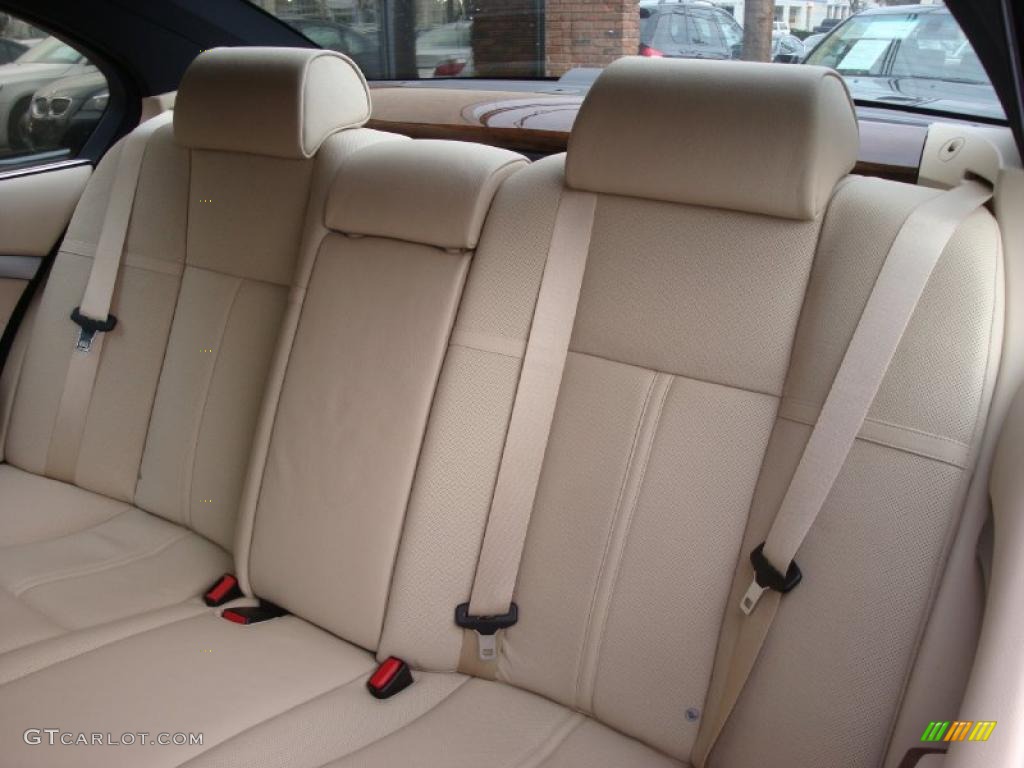 2007 7 Series 750Li Sedan - Deep Green Metallic / Cream Beige photo #16