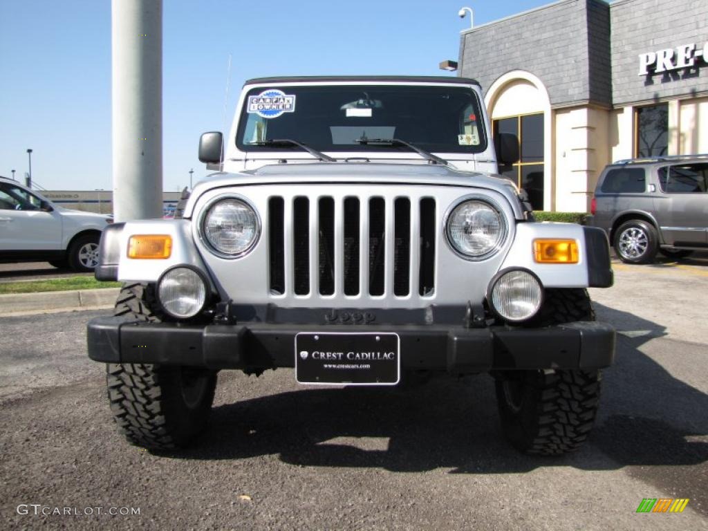 2006 Wrangler Rubicon 4x4 - Bright Silver Metallic / Dark Slate Gray photo #2