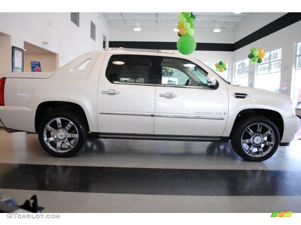 2008 Escalade EXT AWD - White Diamond / Cocoa/Light Cashmere photo #9