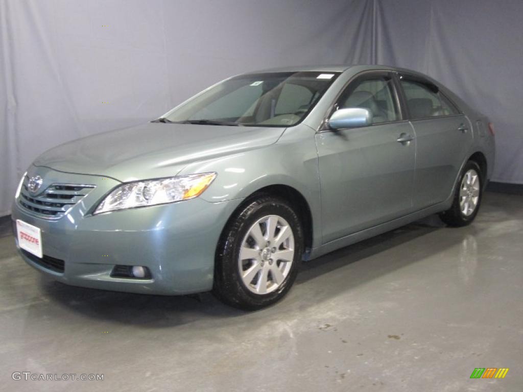 2007 Camry XLE - Aloe Green Metallic / Ash photo #1