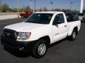 2010 Super White Toyota Tacoma Regular Cab  photo #2