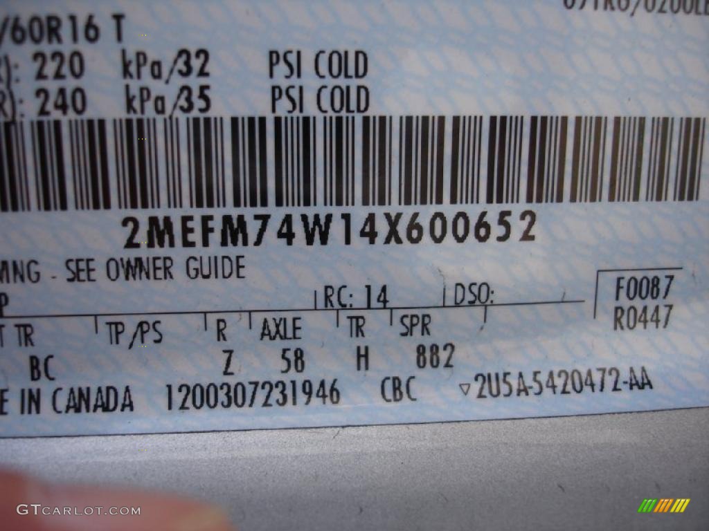 2004 Grand Marquis GS - Silver Birch Metallic / Light Flint photo #14