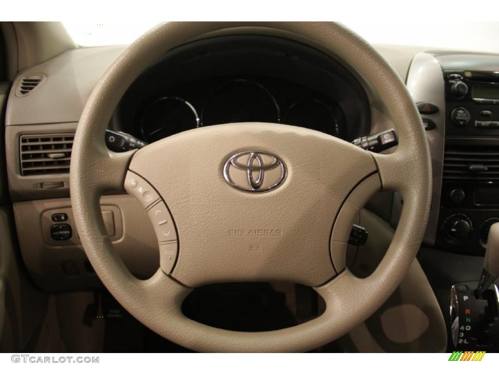 2009 Sienna LE - Super White / Taupe photo #11