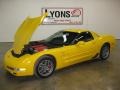 2003 Millenium Yellow Chevrolet Corvette Z06  photo #2