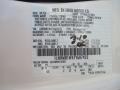  2007 Town Car Signature White Chocolate Tri-Coat Color Code PV