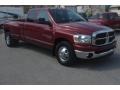 2006 Inferno Red Crystal Pearl Dodge Ram 3500 SLT Quad Cab Dually  photo #1