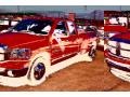 2006 Inferno Red Crystal Pearl Dodge Ram 3500 SLT Quad Cab Dually  photo #13