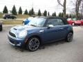 2010 Horizon Blue Metallic Mini Cooper S Convertible  photo #9