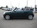 2010 British Racing Green Metallic Mini Cooper Convertible  photo #2