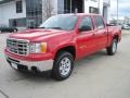 2010 Fire Red GMC Sierra 1500 SLE Crew Cab 4x4  photo #1