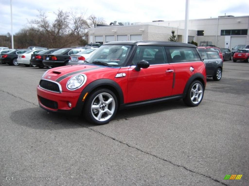 2010 Cooper S Clubman - Chili Red / Grey/Carbon Black photo #1