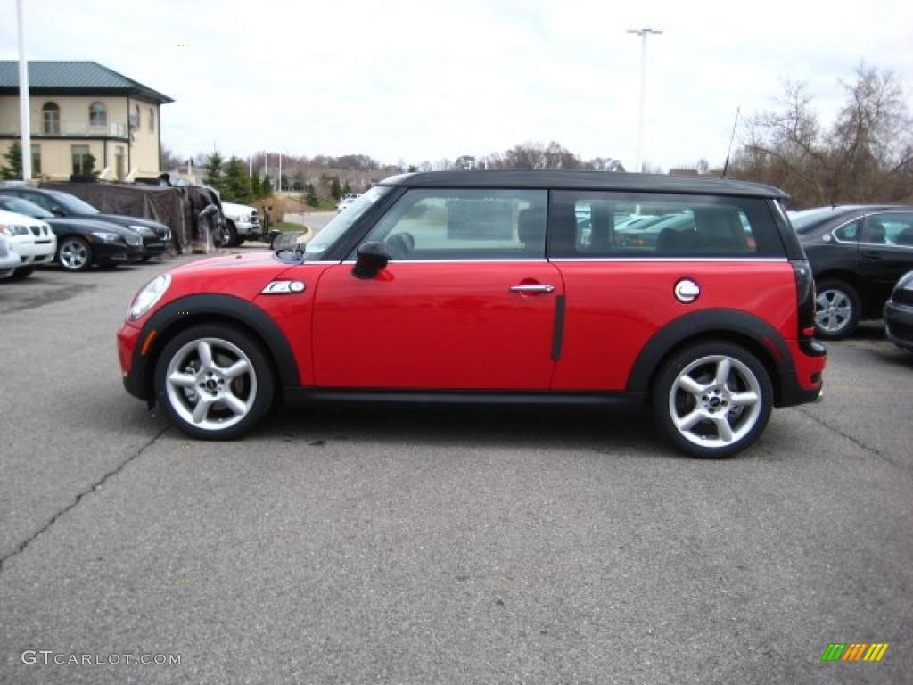 2010 Cooper S Clubman - Chili Red / Grey/Carbon Black photo #2