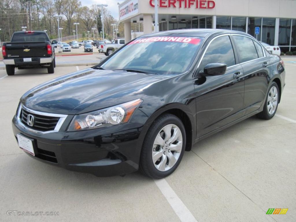 2008 Accord EX Sedan - Nighthawk Black Pearl / Ivory photo #1