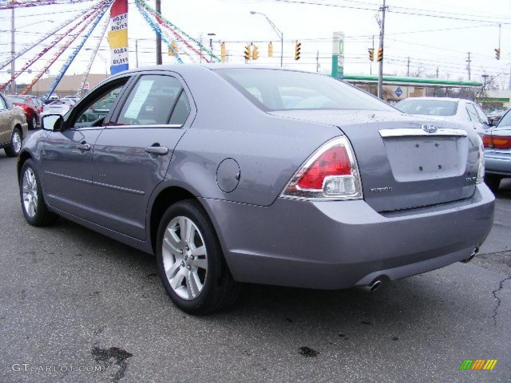 2007 Fusion SEL V6 - Tungsten Grey Metallic / Charcoal Black photo #3