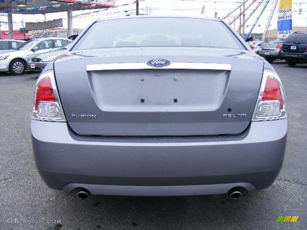 2007 Fusion SEL V6 - Tungsten Grey Metallic / Charcoal Black photo #4