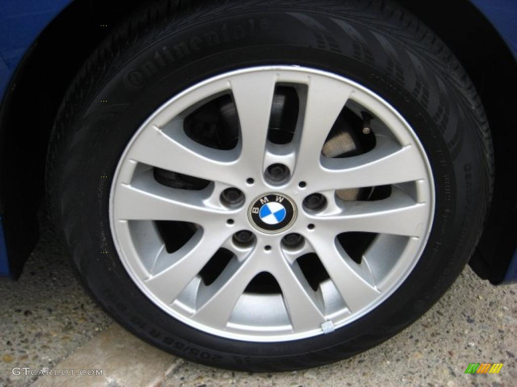 2007 3 Series 328xi Sedan - Montego Blue Metallic / Black photo #10