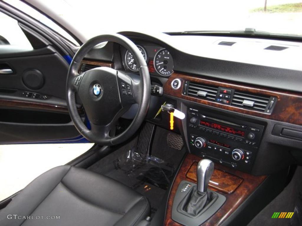 2007 3 Series 328xi Sedan - Montego Blue Metallic / Black photo #17