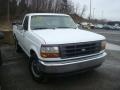 1994 White Ford F250 XL Regular Cab  photo #1