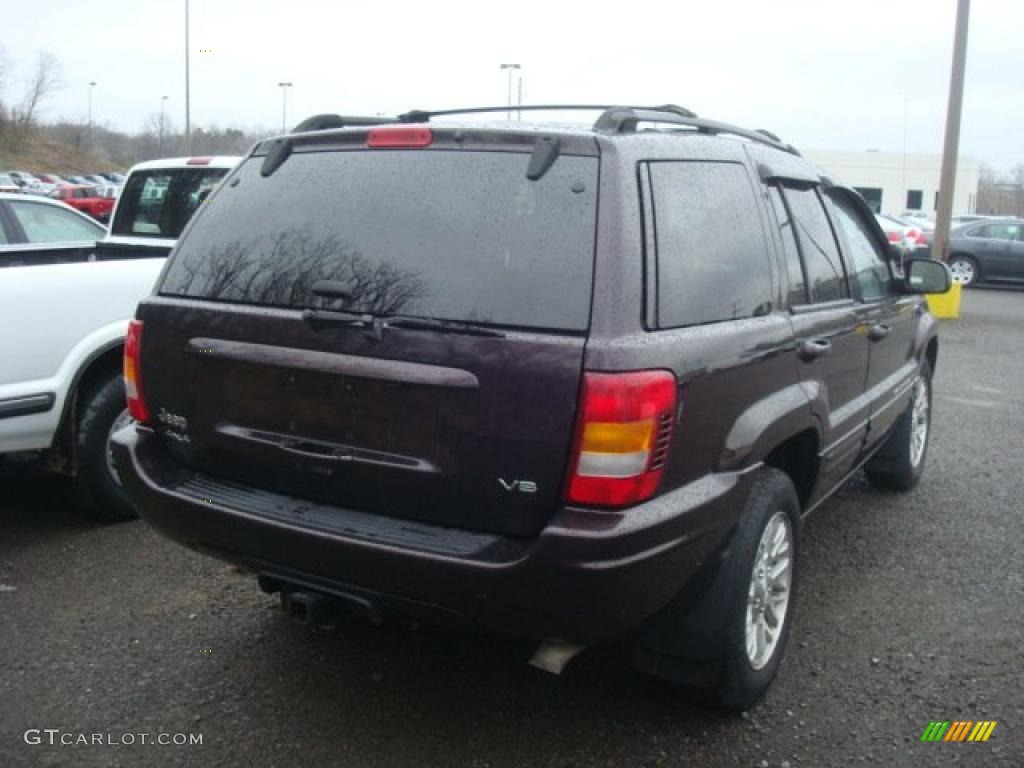 2004 Grand Cherokee Limited 4x4 - Deep Lava Red Metallic / Sandstone photo #2