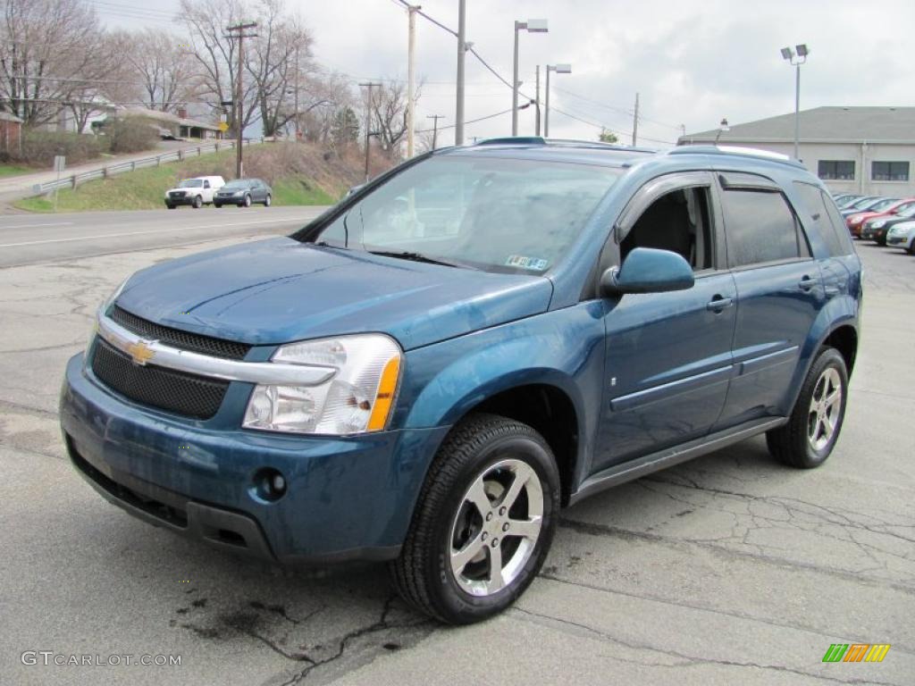 2007 Equinox LT - Bermuda Green Metallic / Light Gray photo #7