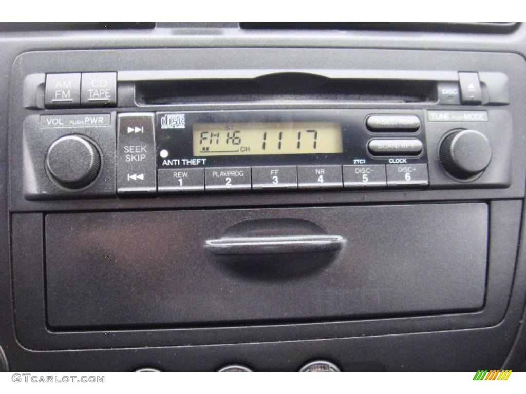 2003 Civic LX Sedan - Satin Silver Metallic / Gray photo #11