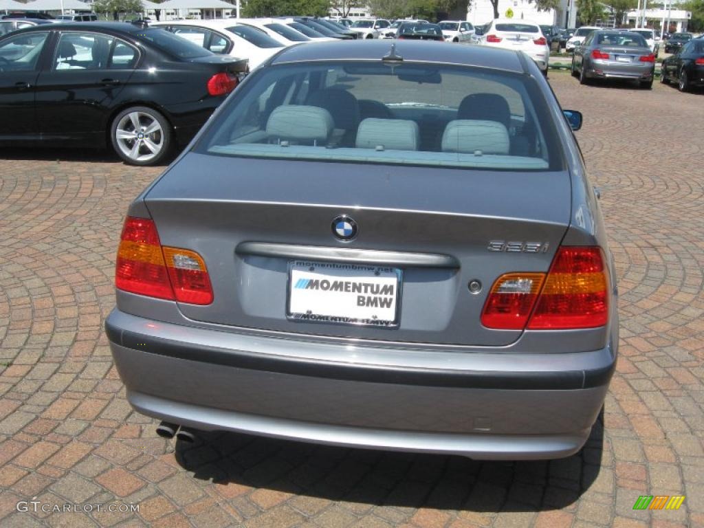 2004 3 Series 325i Sedan - Silver Grey Metallic / Grey photo #6
