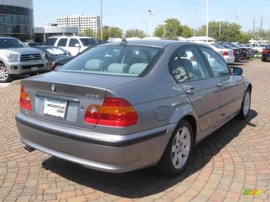 2004 3 Series 325i Sedan - Silver Grey Metallic / Grey photo #7