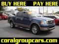 2005 Medium Wedgewood Blue Metallic Ford F150 Lariat SuperCrew  photo #1