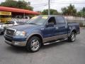 2005 Medium Wedgewood Blue Metallic Ford F150 Lariat SuperCrew  photo #3