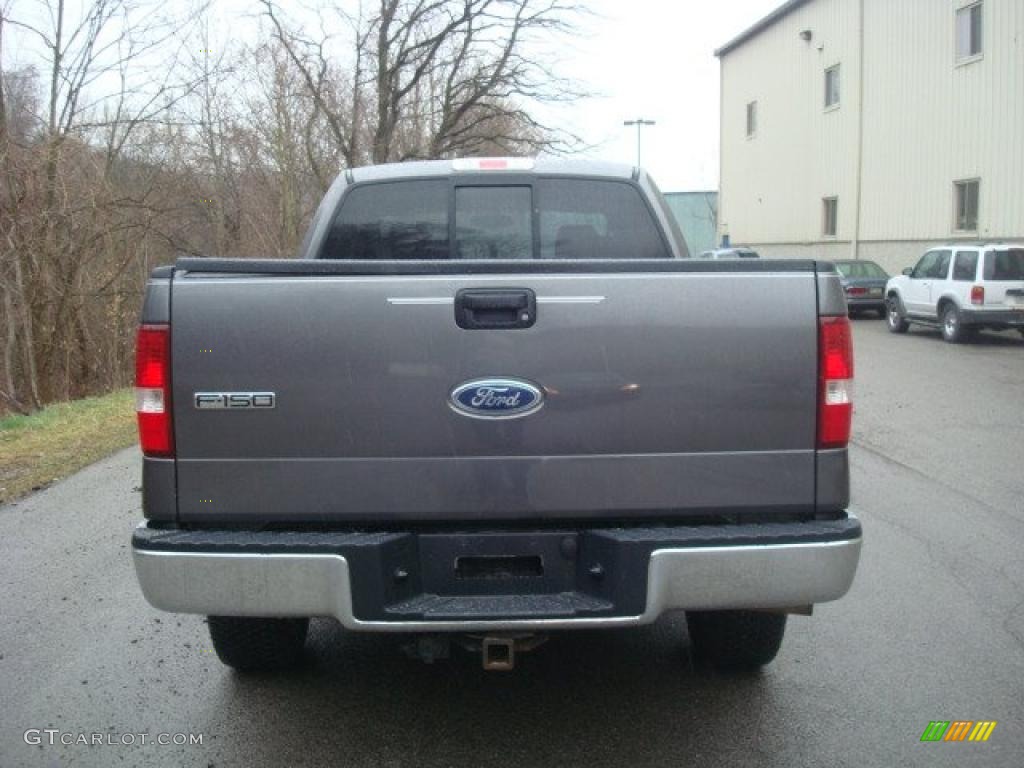 2004 F150 XLT SuperCab 4x4 - Dark Shadow Grey Metallic / Dark Flint photo #3