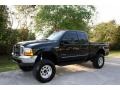 1999 Black Ford F350 Super Duty Lariat SuperCab 4x4  photo #2