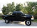 1999 Black Ford F350 Super Duty Lariat SuperCab 4x4  photo #11