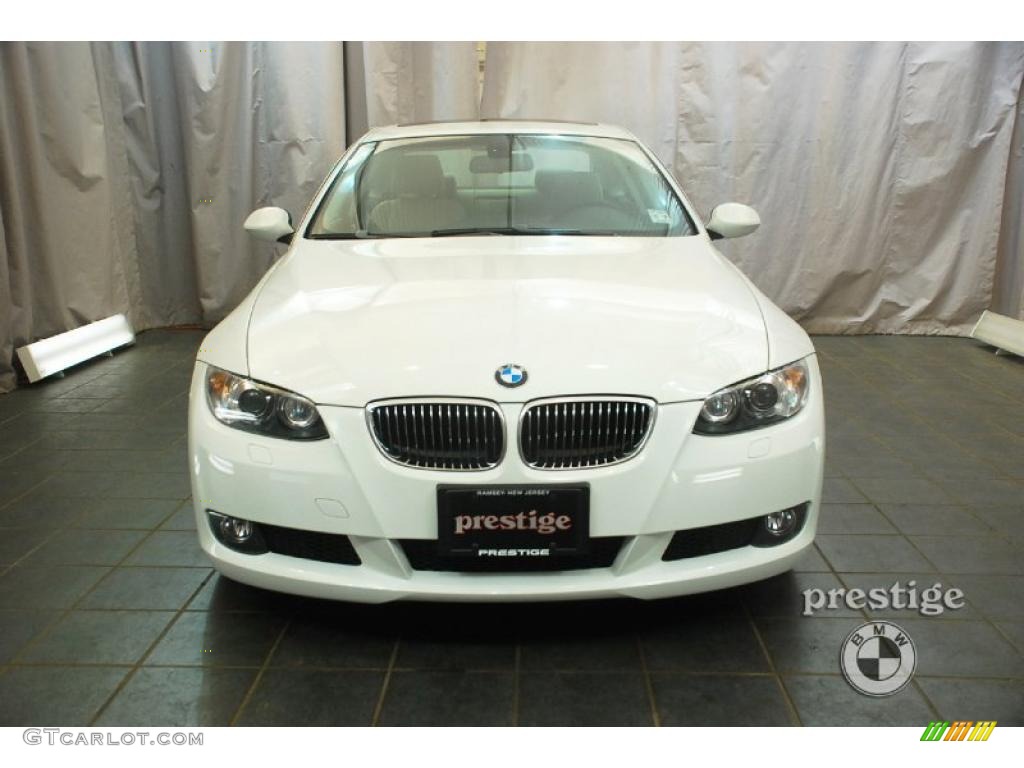 2009 3 Series 328i Coupe - Alpine White / Oyster Dakota Leather photo #6