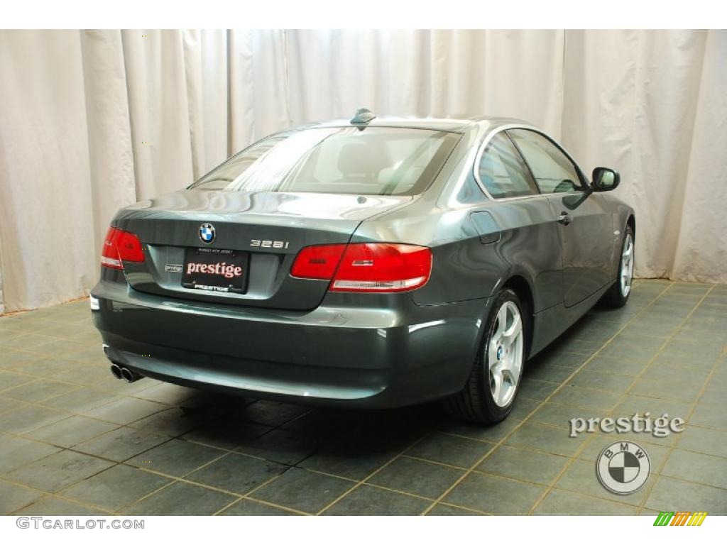 2010 3 Series 328i xDrive Coupe - Tasman Green Metallic / Oyster/Black Dakota Leather photo #2