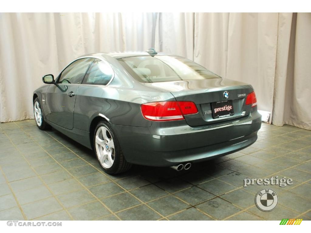 2010 3 Series 328i xDrive Coupe - Tasman Green Metallic / Oyster/Black Dakota Leather photo #4