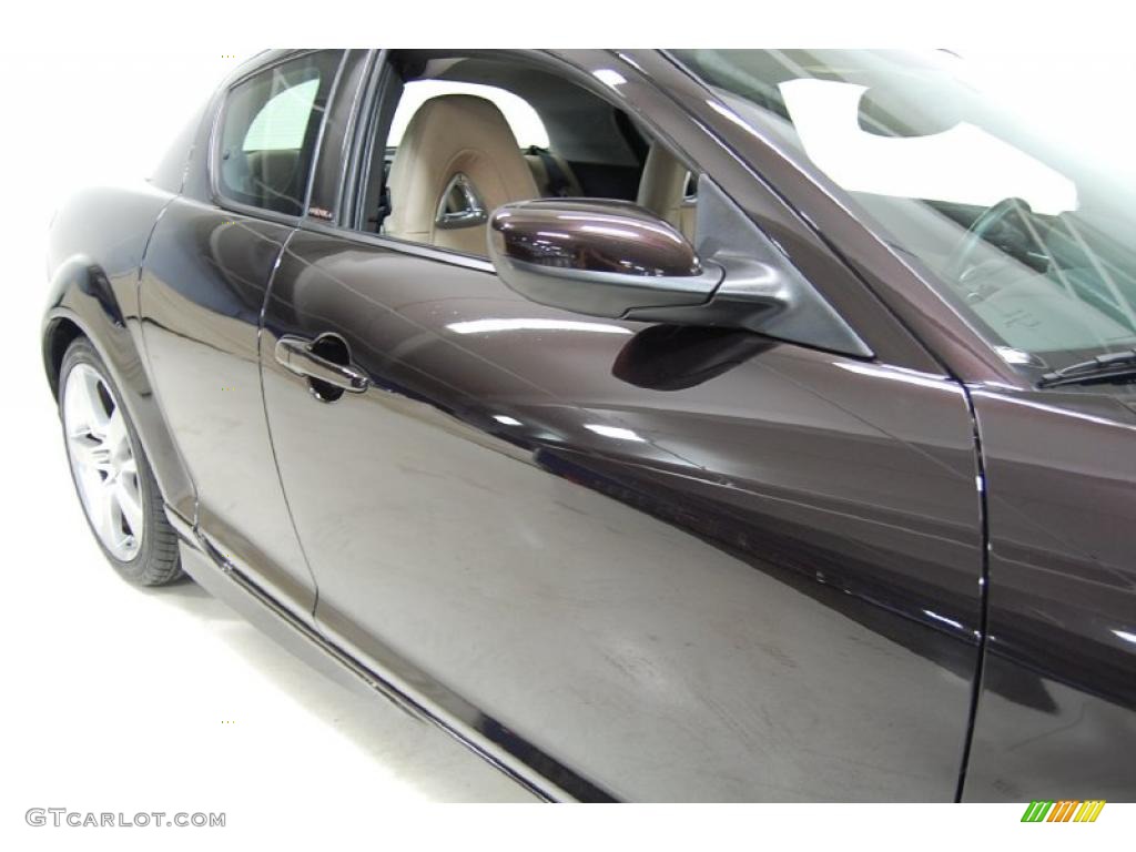 2005 RX-8 Shinka Special Edition - Black Cherry Mica / Parchment photo #4