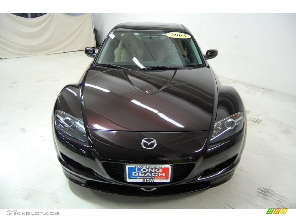2005 RX-8 Shinka Special Edition - Black Cherry Mica / Parchment photo #5