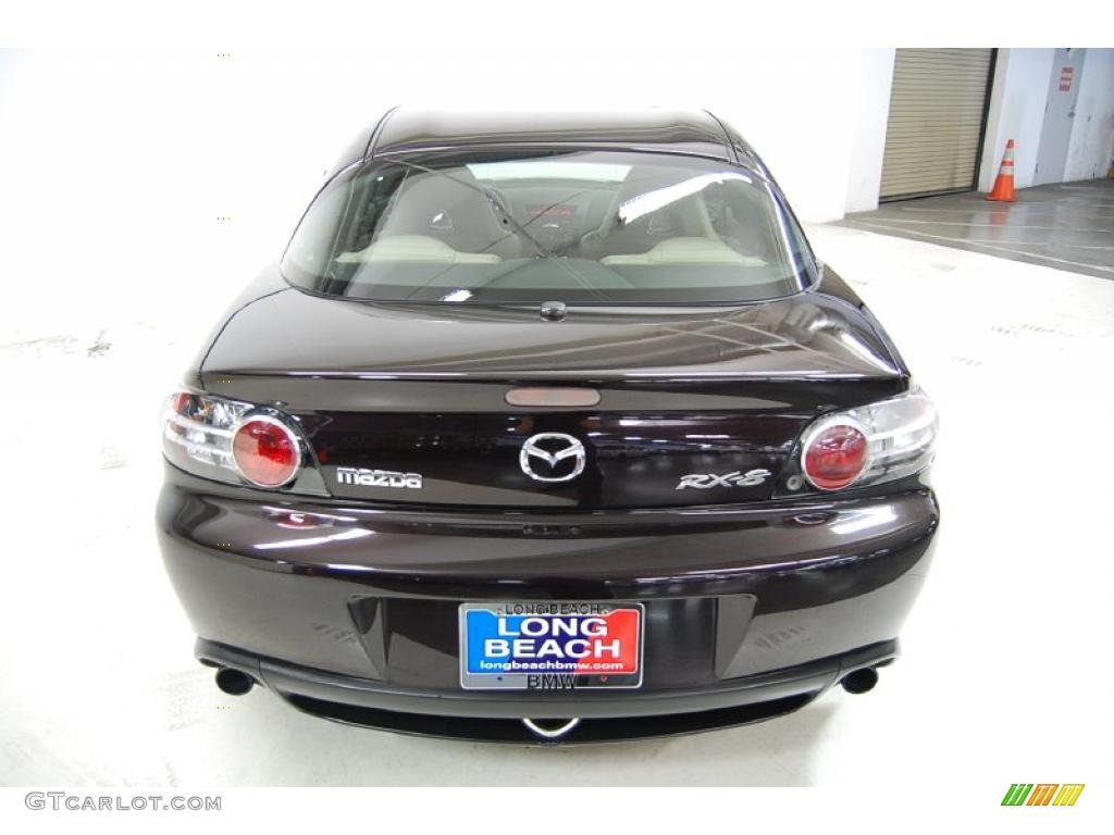 2005 RX-8 Shinka Special Edition - Black Cherry Mica / Parchment photo #7