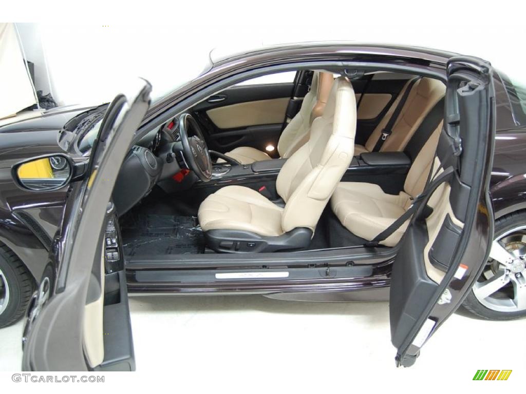 2005 RX-8 Shinka Special Edition - Black Cherry Mica / Parchment photo #26