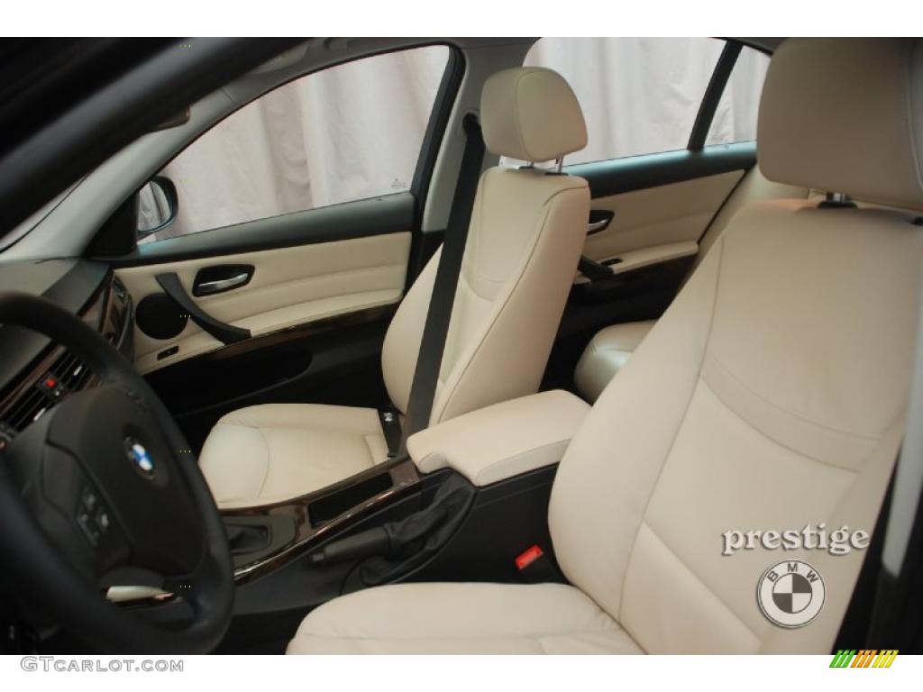 2009 3 Series 328xi Sedan - Black Sapphire Metallic / Cream Beige Dakota Leather photo #9