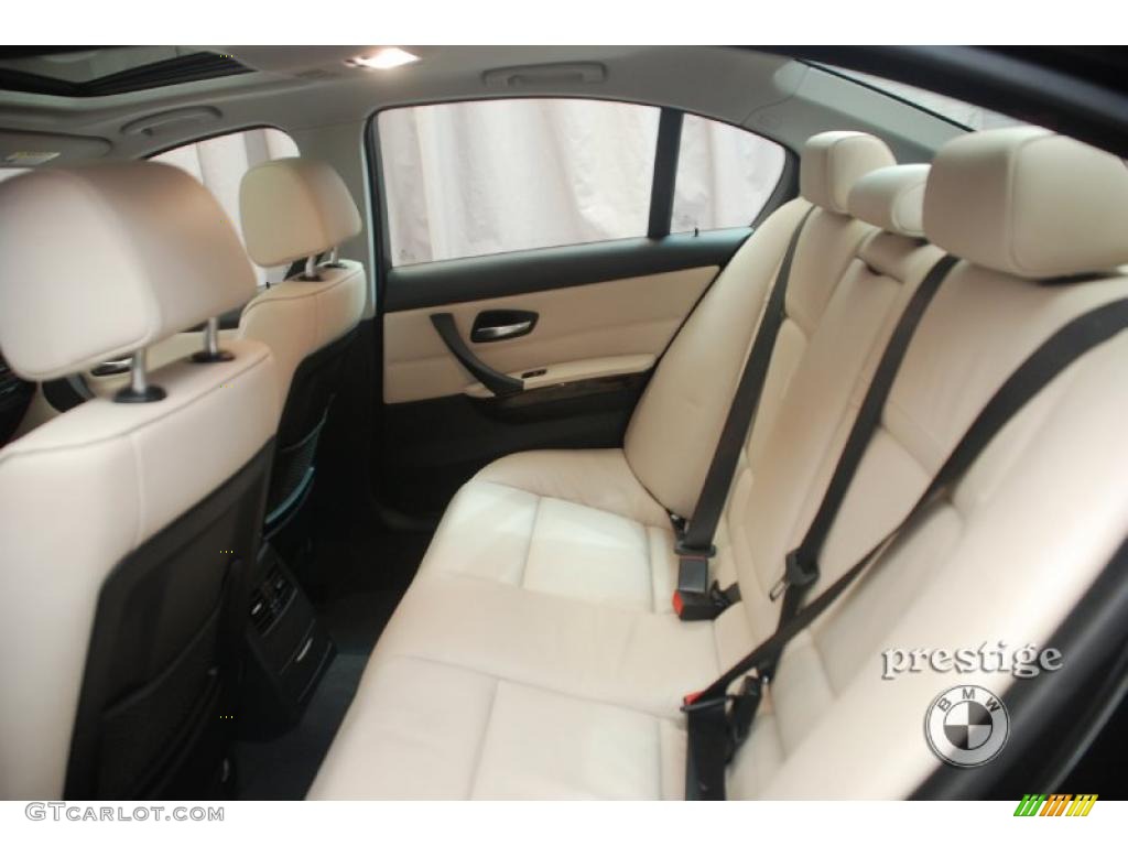 2009 3 Series 328xi Sedan - Black Sapphire Metallic / Cream Beige Dakota Leather photo #10